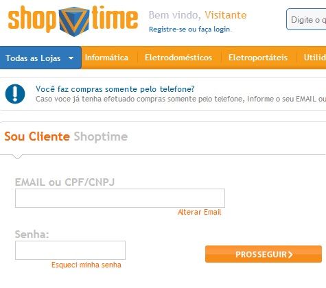 Shoptime Pedidos Rastreamento Compras Free Shop Loja Informatica