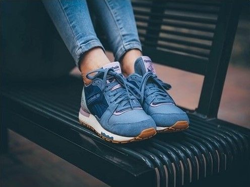 Reebok Classic GL 6000 Fleur Womens Retro Trainers / Sneaker Shoes in Blue available to buy here - Worldwide shipping… | Sneakers fashion, Reebok classic, Sneakers