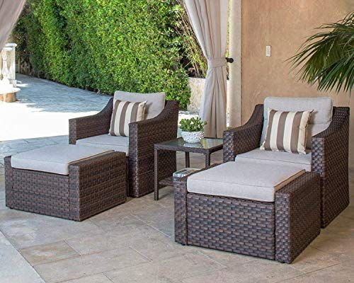 Pin On Outdoor Patio Furniture Ideas - Gray Wicker Patio Chair With Ottoman Pin On Outdoor Patio Furniture Ideas - Gray Wicker Patio Chair With Ottoman