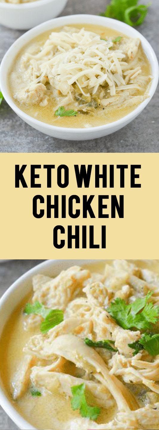 Keto White Chicken Chili