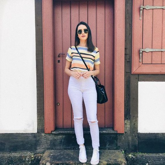 Inspiração de Look para para Escola/Faculdade Fáceis de Copiar Look para para Escola/Faculdade Fáceis de Copiar