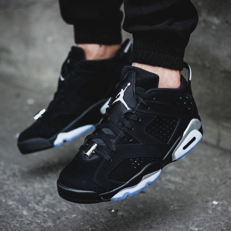 jordan 6 black and silver