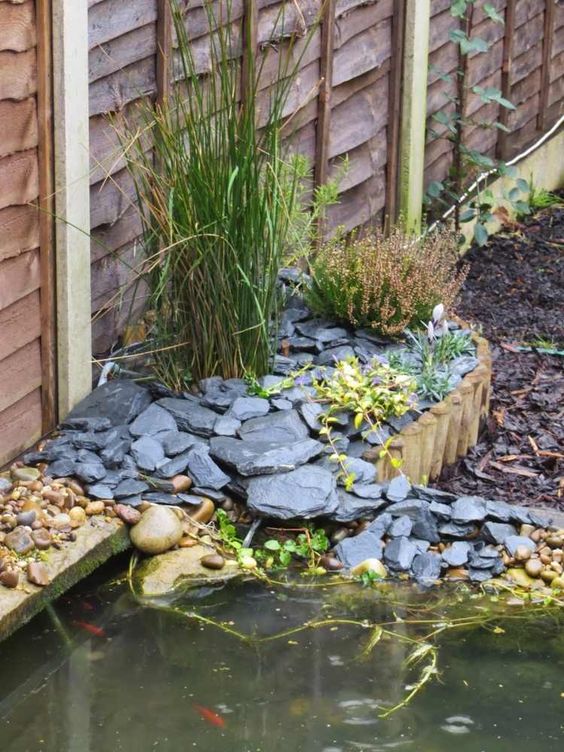steingarten-teich-schieferplatten-kies-ziergraser Steingarten - gartenteich bilder beispiele steingarten-teich-schieferplatten-kies-ziergraser Steingarten - gartenteich bilder beispiele