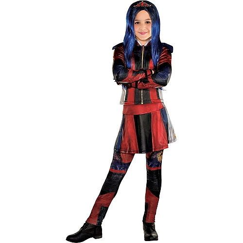 Disguise Mal Isle Descendants Deluxe Disney Childs Girls Halloween Costume 24126