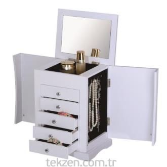 taki mucevher dolabi wo w6188 jewelry armoire white chests wooden jewelry boxes