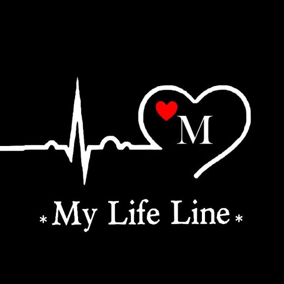 A to Z Alphabet Letter My life Line Dp pic for Fb n WhatsApp