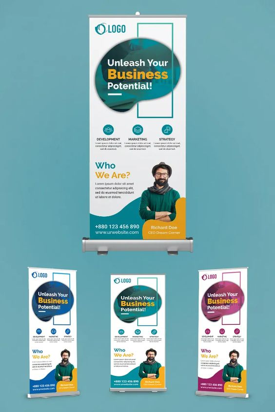 Best Roll Up Banner Design Templates | EntheosWeb