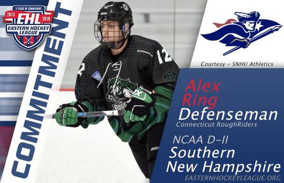 Ring Commits To Southern New Hampshire College Hockey New Hampshire Commitment