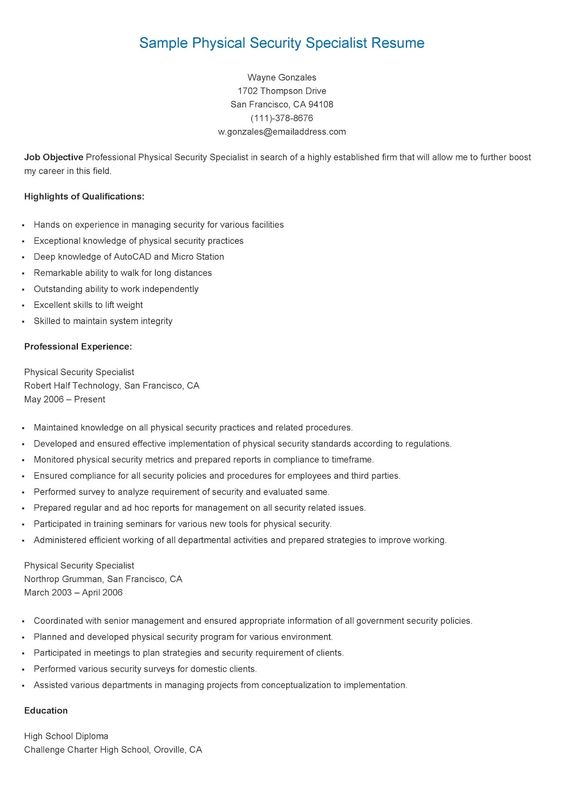 Sample Software Support Specialist Resume resame Pinterest - software security specialist resume Sample Software Support Specialist Resume resame Pinterest - software security specialist resume