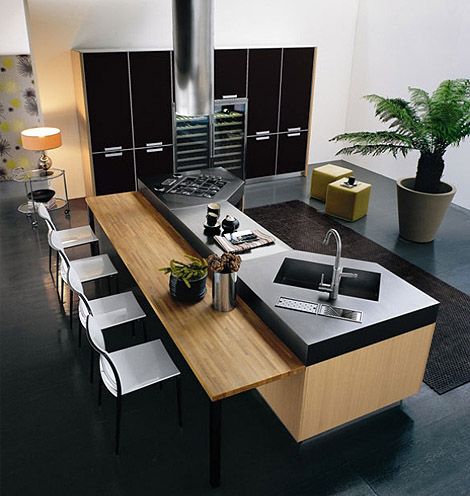 Kitchen Design Ideas & Photo Gallery Breakfast Bars Island Interesting Modern Kitchen Island Design Design Ideas Kitchen Design Ideas & Photo Gallery Breakfast Bars Island Captivating Modern Kitchen Island Design Design Decoration