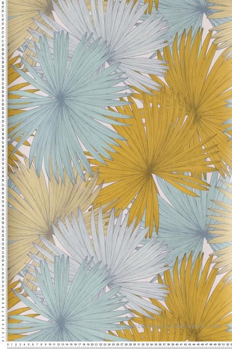Avoir Images Papier Peint Coconut Jaune Et Bleu Vert Jungle De Caselio Ref actualisé salutations
