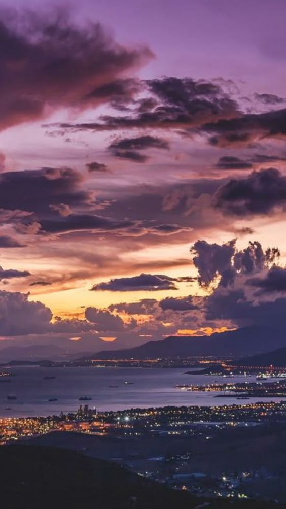 Aesthetic sky Sunset