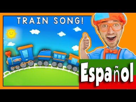 Trenes Para Niños Con Blippi Canción Divertida Del Tren Youtube Canciones Divertidas Trenes Para Niños Canciones