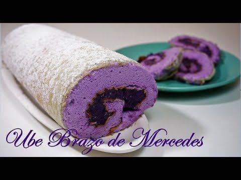 Ube Brazo De Mercedes Brazo De Ube Youtube Sweet Recipes Desserts Desserts Filipino Desserts