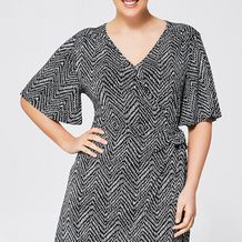 Belle Curve Wrap Dress