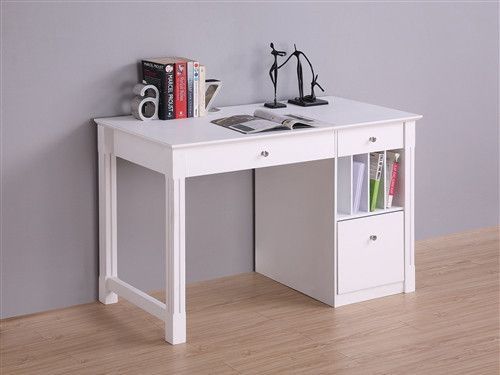 Pin On White Desk Design Pin On White Desk Design, Narrow White Desk With Storage