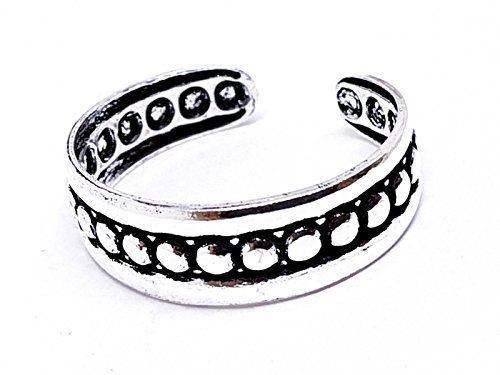 Asgard Anillo Vikingo con Runas Hecho de Peltre y Ajustable
