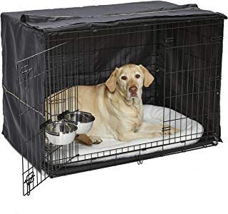 Midwest Homes For Pets Deluxe Pet Beds Pets Dog Crate Grey Dog