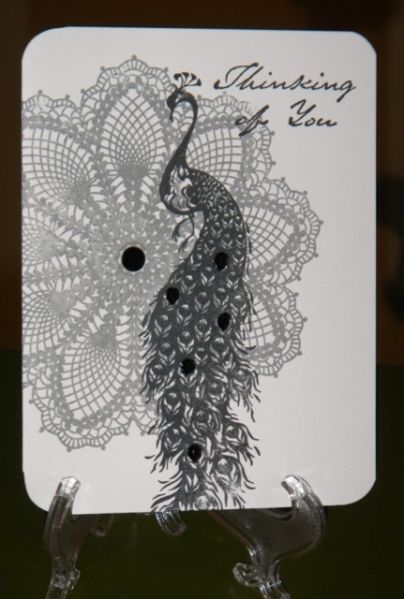 Peacock by Cara Denise - Cards and Paper Crafts at Splitcoaststampers