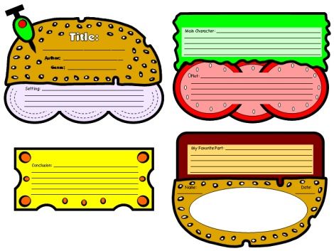 Cheeseburger Book Report Project templates, printable worksheets - printable book report forms Cheeseburger Book Report Project templates, printable worksheets - printable book report forms