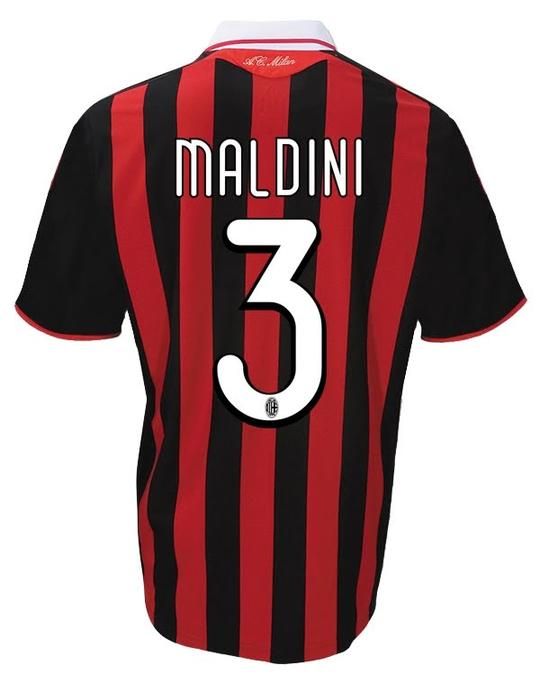 paolo maldini jersey number