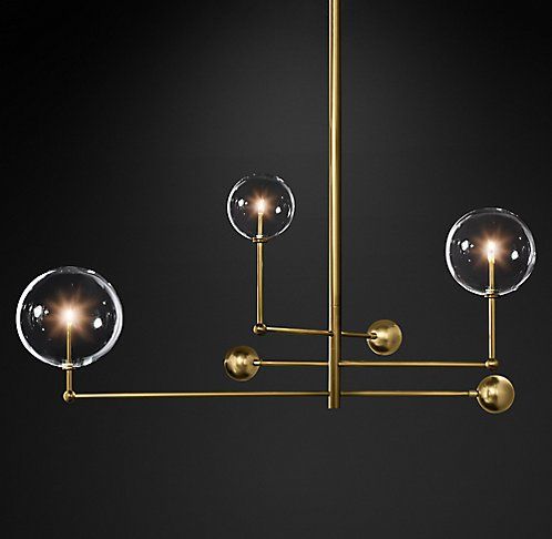 Glass Globe Mobile Chandelier | RH Modern | Mobile Glass Globe Mobile Chandelier | RH Modern | Mobile