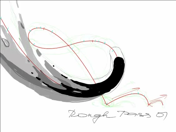 Liquid motion study .. / Rough pass / test ..