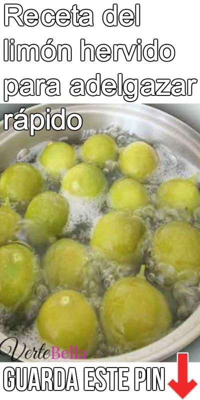 limón hervido para inclinar de peso