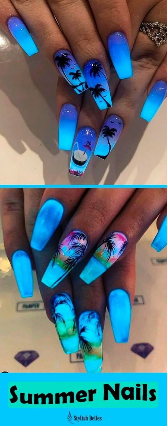 Follow Us Bestfashionnails Dm For Promotion Nails Nailart Coffinna Coffinnails Coralnails Glitt Glow Nails Vibrant Nails Best Acrylic Nails