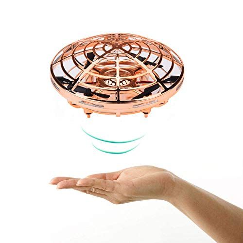 UMIWE Flying Ball Drone,Interactive Infrared Induction Helicopter Ball with 3 Micro Drone Sensors Hands Free Hover Drone with 360/°Rotating Shinning Led Lights for Beginner Drones Flying Toys