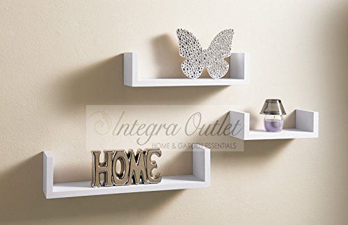 Set Of 3 Diffe Sizes U Shaped Wooden Floating Shelf Available In Black White Floati Shelves Wall - Wooden Wall Shelves Set Of 3 Set Of 3 Diffe Sizes U Shaped Wooden Floating Shelf Available In Black White Floati Shelves Wall - Wooden Wall Shelves Set Of 3