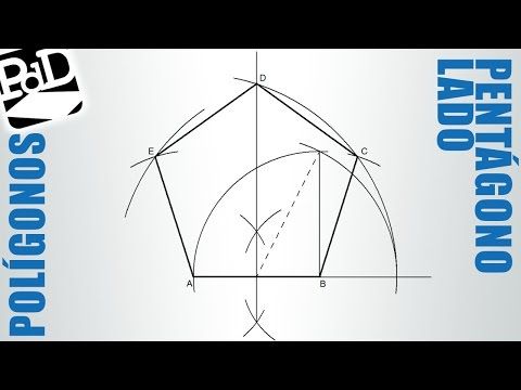 Pentágono Dado El Lado Polígonos Regulares Youtube Polígono Regular Poliedros Geometría