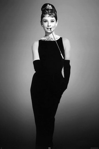 Imagen de Audrey Hepburn con el vestido de la película