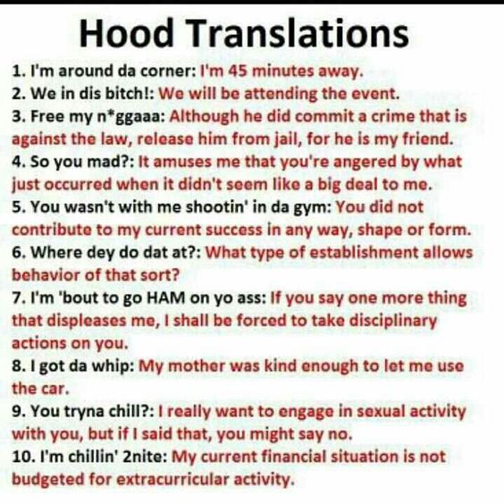 Ebonics lesson
