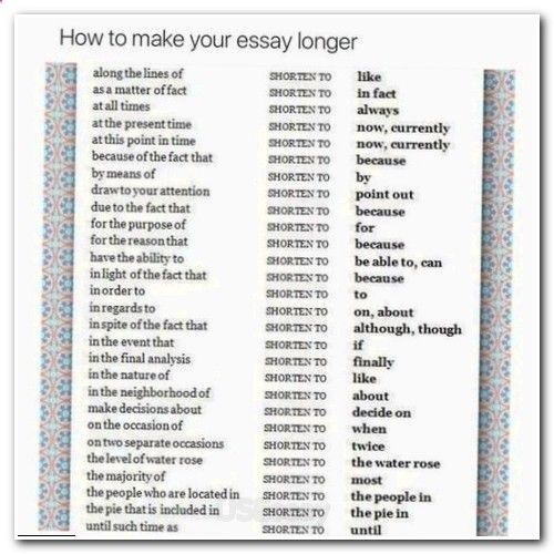 Life Hacks How To Make Your Essay Longer Longer Phrases For Essays Essay Tips Essay Writing Tips Life Hacks For School
