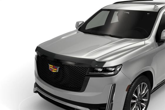 The AVS Matte Black Aeroskin Hood Protector provides a tough defense against road debris for your vehicle\'s hood. Aeroskin\'s flush mount design fits the hood contours perfectly providing the best leading edge hood protection today. Aeroskins come with a Limited Lifetime Warranty.This Part Fits: Year Make Model Submodel 2021-2022 Cadillac Escalade Luxury 2021-2022 Cadillac Escalade Premium Luxury 2021-2022 Cadillac Escalade Premium Luxury Platinum 2021-2022 Cadillac Escalade Sport 2021-2022 Cadil