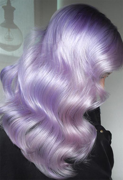 lilac hair color