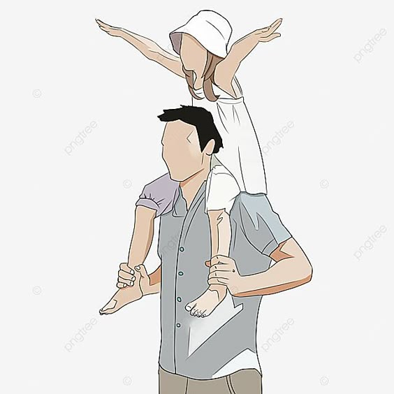 Father Child Hd Transparent, Child Sitting On Fathers Shoulders, Father And Daughter, Fathers Day PNG Image For Free Download