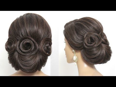 Beautiful Bridal Hairstyle Updo For Long Hair Tutorial Long Hair Tutorial Long Hair Updo Hair Tutorial