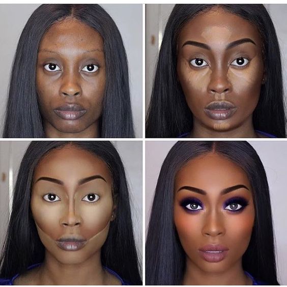Maquiagem transformação pele morena e negra Make beleza negra tuto visual