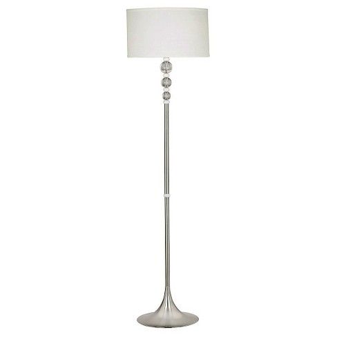 3 Way Luella Floor Lamp Brushed Steel White Acrylic Kenroy Home Modern Lamps Adjustable Lighting 3 Way Luella Floor Lamp Brushed Steel, Acrylic Floor Lamp Target