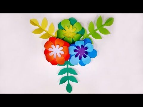 Paper Craft How To Make Paper Flower Flower Diy Paper Flower
