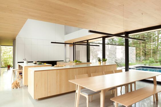 This Kitchen Design Has Three Islands To Maximize Cabinet And Countertop Space