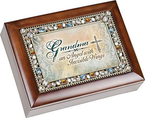 Cottage Garden Grandma Woodgrain Music Box/Jewelry Box Plays How Great Thou Art Cottage Garden Grandma Woodgrain Music Box/Jewelry Box Plays How Great Thou Art