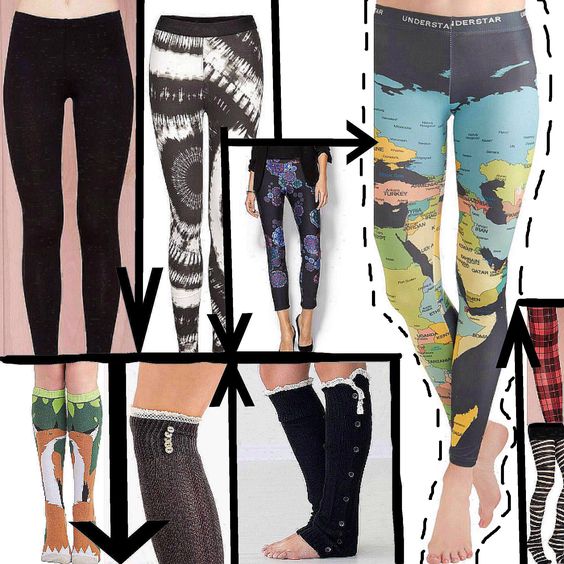 Inde girls love leggings to balance the oversized sweaters and - website storyboard Inde girls love leggings to balance the oversized sweaters and - website storyboard