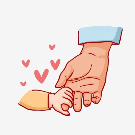 Father\'s Day Big Hand Small Hand Hand PNG , Love, Father Love, Care Imagem PNG e PSD Para Download Gratuito