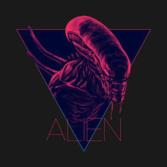 Alien Queen T Shirt 80s Cult Movie Sci Fi Space Film Funny Cool Gift Tee 204