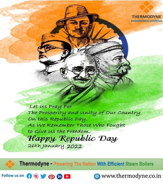 Happy Republic Day 26th January 2022