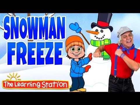 Download Snow Man Freeze Song Freeze Dance Winter Song For Kids Brain Breaks By The Learning Station Youtube Winter Songs For Kids Kids Songs Preschool Songs