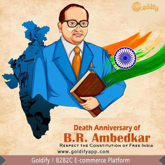 Remembering Bharat Ratna Dr B. R. Ambedkar On His Death Anniversary, Dr Ambedkar Was A Jurist, Economist, Politician And Social Reformer Who Played A Key Role In Shaping India’s Democracy Post-Independence. #ambedkar #india #drbabasahebambedkar #goldify #goldifyapp